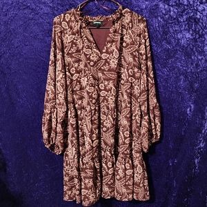 NWOT Express Paisley Dress